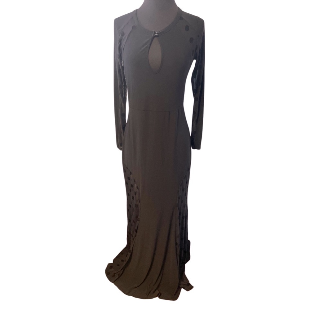 Sexy black dress with sheer detail size M like new condition